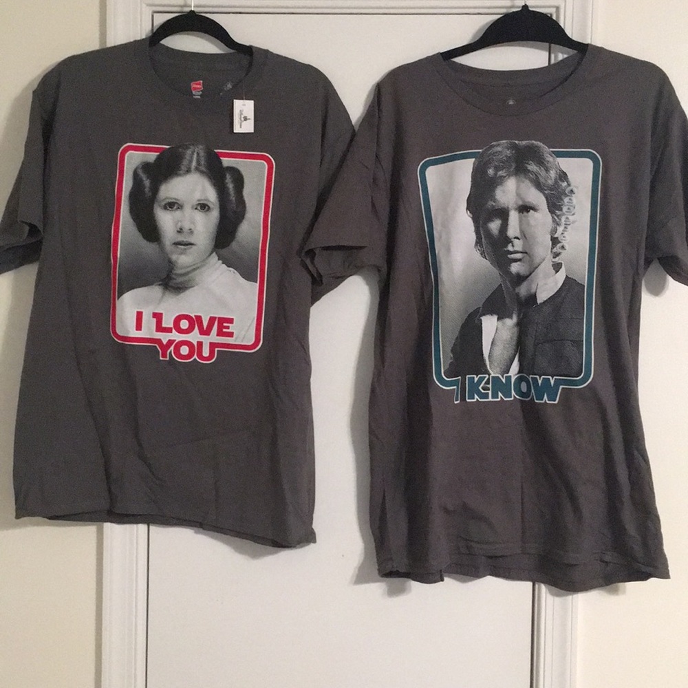 Star Wars Disney shirts. I love you. I know.